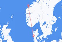 Flüge von der Stadt Ålesund in die Stadt Esbjerg
