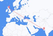 Flights from Rajkot, India to Edinburgh, Scotland