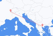 Flights from Thessaloniki in Greece to Geneva in Switzerland