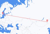 Flights from Manzhouli to Stockholm