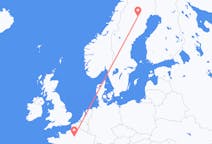 Flyreiser fra Arvidsjaur, Sverige til Paris, Frankrike