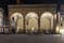 photo of view of Night view of Loggia dei Lanzi on Piazza della Signoria in Florence. Italy.