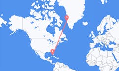 Flyreiser fra Key West, USA til Sisimiut, Grønland