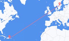 Flyrejser fra La Romana, Den Dominikanske Republik til Örebro, Sverige