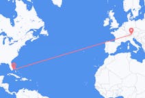 出发地 巴哈马比米尼目的地 奥地利因斯布鲁克的航班