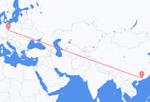 Flyg från Guangzhou, Kina till Dresden, Tyskland