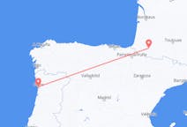 Flyreiser fra Pau, Pyrénées-Atlantiques, Frankrike til Porto, Portugal