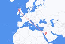 Flyg från Medina, Saudiarabien till Belfast, Nordirland