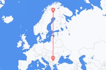 Flüge von Pajala, Schweden, nach Sofia, Schweden