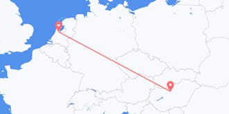 オランダからハンガリーへのフライト