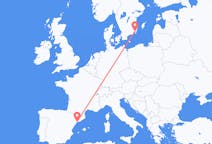 Flights from Reus, Spain to Kalmar, Sweden