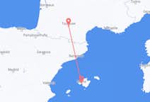 出发地 法国出发地 圖盧茲目的地 西班牙帕尔马的航班