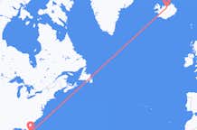 Flyrejser fra Orlando, USA til Akureyri, Island