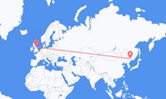Flights from Mudanjiang, China to Durham, England, England