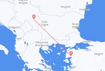 Flyrejser fra Edremit til byen Niš