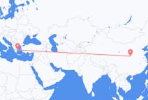 出发地 中国从西安出发目的地 希腊雅典的航班