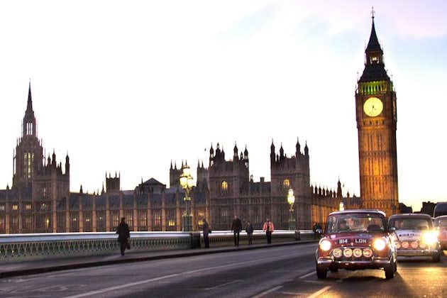 Visite privée des monuments de Londres dans une voiture classique