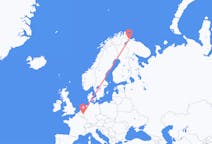 Flights from Kirkenes, Norway to Maastricht, the Netherlands