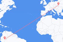 Flyrejser fra Iquitos, Peru til Rzeszów, Polen