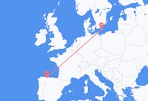 Fly fra Bornholm til Asturien