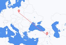 Flights from Van, Turkey to Łódź, Poland