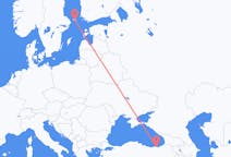 Flyrejser fra Mariehamn, Åland til Trabzon, Tyrkiet