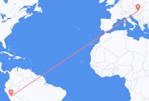 出发地 秘鲁出发地 瓦努科目的地 匈牙利布达佩斯的航班