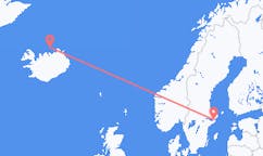 Flüge von Grimsey, Island nach Stockholm, Schweden