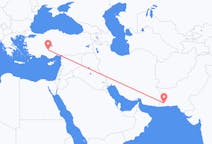 出发地 巴基斯坦土尔巴特目的地 土耳其科尼亚的航班