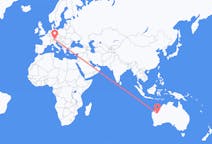 Flyrejser fra Newman, Australien til Innsbruck, Østrig
