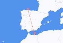 Vluchten van Nador naar Asturië
