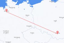 Flights from Kraków in Poland to Bremen in Germany