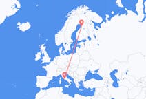 Flyrejser fra Oulu, Finland til Rom, Italien