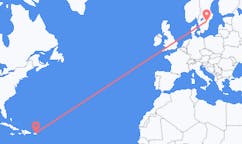 Flights from San Juan to Linköping