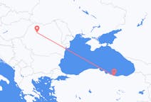 トルコ、 オルドゥから、トルコ、クルージュ・ナポカへ行きのフライト