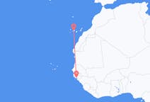 Vols de Bissau, Guinée-Bissau vers Santa Cruz de Ténérife, Espagne