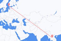 Flyrejser fra Loei-provinsen, Thailand til Turku, Finland