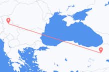 Flyreiser fra Erzurum, til Beograd