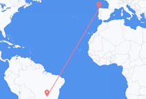 Flights from Uberlândia to La Coruña