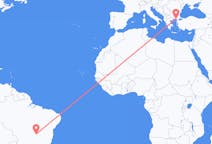 Flyrejser fra Brasília, Brasilien til Alexandroupoli, Grækenland