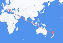 Flyg från Whangarei, Nya Zeeland till Zakynthos Island, Grekland