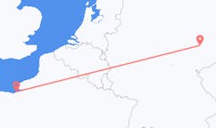 Flyg från Leipzig, Tyskland till Deauville, Frankrike