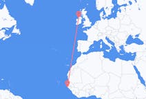 Flyg från Cap Skidåkning, Senegal till Donegal, Irland