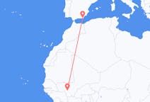 Flyg från Bamako, Mali till Almeria, Spanien