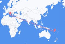 Flyreiser fra Valesdir, Vanuatu til Catania, Italia