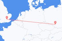 Flights from Katowice to London