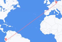 出发地 秘鲁出发地 卡哈馬卡目的地 德国莱比锡的航班