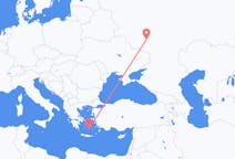 Fly fra Voronezj til Santorini