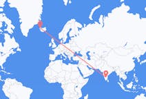 Flights from Bengaluru, India to Ísafjörður, Iceland