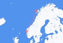 Flyreiser fra Leknes, Norge til Bergen, Norge